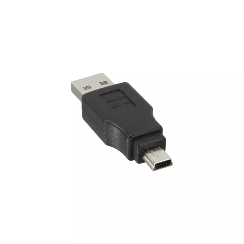 Adaptador InLine USB 2.0 Type-A macho / Mini-USB 5 pinos macho 33441C