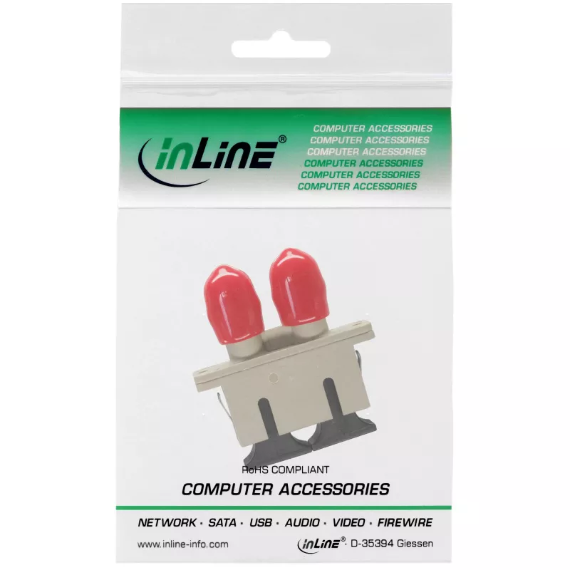 Adaptador de fibra ótica duplex ST/SC InLine 89991D