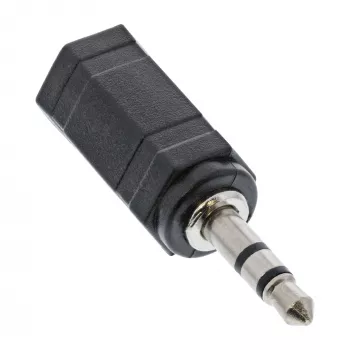 Adaptador de áudio fêmea jack 2,5 mm / macho jack 3,5 mm estéreo InLine 99309