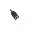 Adaptador de áudio fêmea jack 2,5 mm / macho jack 3,5 mm estéreo InLine 99309