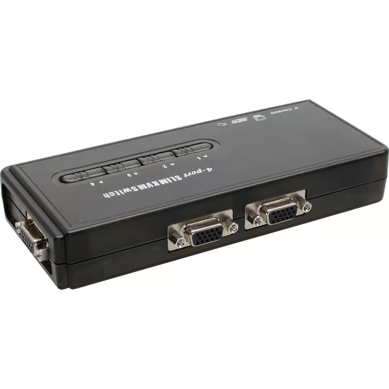Comutador KVM 4 portas USB InLine 60614H