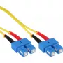 Cabo de fibra ótica duplex SC/SC InLine 9/125µm OS2 2m, 2 m, OS2, SC, SC