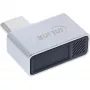 Leitor de impressões digitais USB-C InLine compatível com Windows Hello 21 mm x 22 mm x 9 mm
