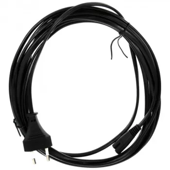 Cabo de alimentação InLine, ficha Euro / ficha Euro8, preto, 10 m