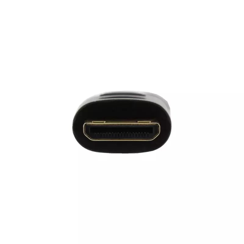 Cabo HDMI High Speed InLine com Ethernet, AM/CM, superfino, preto/dourado, 1 m