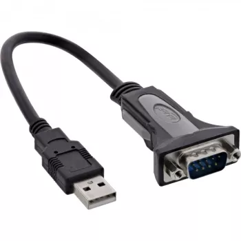 Cabo adaptador USB 2.0 para série InLine 33306I 0,25 m preto