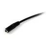Cabo de extensão para headset StarTech.com 2 m 3,5 mm TRRS de 4 polos – macho/fêmea