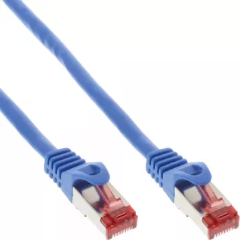 Cabo de rede S/FTP PiMF Cat.6 250MHz cobre isento de halogéneos azul 15 m InLine