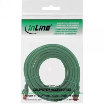 Cabo de rede S/FTP PiMF Cat.6 250MHz cobre isento de halogéneos verde 15 m InLine