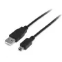 Cabo Mini-USB 2.0 StarTech.com 0,5 m – A para Mini-B – M/M, 0,5 m, USB A, Mini-USB B, USB 2.0, macho/macho, preto