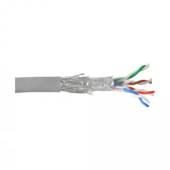 Cabo de instalação sólido InLine SF/UTP Cat.5e AWG24 CCA PVC 100 m