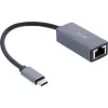 Cabo adaptador de rede USB 3.2 para 2.5G Ethernet InLine, USB-C para RJ45