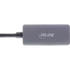 Cabo adaptador de rede USB 3.2 para 2.5G Ethernet InLine, USB-C para RJ45