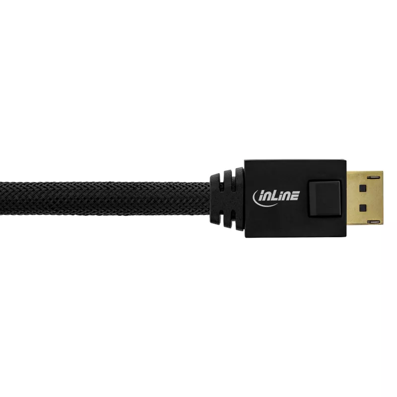 Cabo ativo DisplayPort InLine, preto, contactos dourados, 15 m