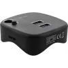 Multiport USB 3.0 InLine, 2x USB-A, RJ45, leitor de cartões SD/MicroSD, preto