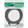 Cabo de rede fino redondo InLine U/FTP Cat.6A preto 10 m