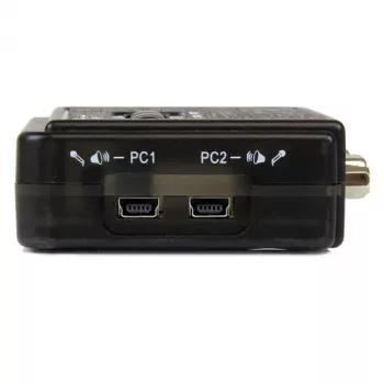 Kit de switch KVM USB de 2 portas preto StarTech.com com áudio e cabos