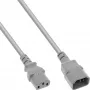 Extensão de cabo de alimentação InLine, C13 / C14, cinzento, 1,5 m