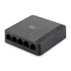 Switch de rede LevelOne FEU-0512 Fast Ethernet 10/100 preto