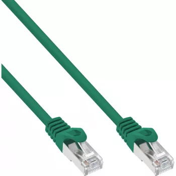 Cabo de rede InLine SF/UTP Cat.5e verde 1 m