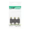 Adaptador de áudio InLine 3x conector fêmea RCA/fêmea dourado 99319