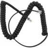 Cabo espiral para telefone InLine, RJ10 4P4C M/M, preto, máx. 4 m