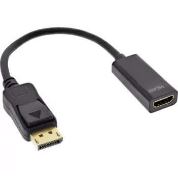 Adaptador DisplayPort para HDMI InLine com áudio, DisplayPort M / HDMI F, 4K/60 Hz