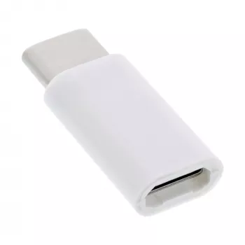 Adaptador USB 2.0 InLine 33303I conector USB-C macho para conector Micro-USB fêmea