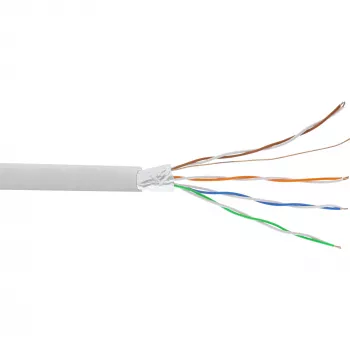 Cabo telefónico InLine 8 fios sólido instalação 4x2x06mm blindado 25m