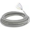 Cabo telefónico InLine 12 fios maciços instalação 6x2x0,6 mm blindado 25 m