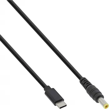Cabo de carregamento InLine USB-C para portátil ASUS/Lenovo (redondo), 2 m
