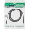 Cabo de carregamento InLine USB-C para portátil ASUS/Lenovo (redondo), 2 m