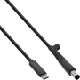 Cabo de carregamento InLine USB-C para portátil HP (redondo/grande), 2 m