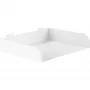 Prateleira modular InLine Slatwall Shelf large branca aço 318 mm 250 mm 68 mm
