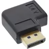 Adaptador DisplayPort InLine conector DisplayPort fêmea angular à esquerda 17199L