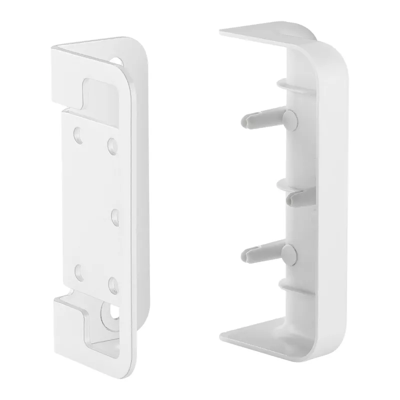 Suporte de montagem Slatwall InLine para painel de suporte de parede, branco, 2 unid., par