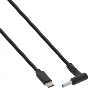 Cabo de carregamento InLine USB-C para portátil HP (redondo/pequeno), 2 m
