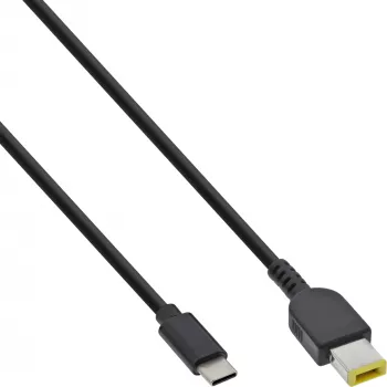 Cabo de carregamento InLine USB-C para portátil Lenovo (retangular), 2 m
