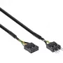 Cabo de áudio HD InLine, interno, para HD Audio e AC97, 0,4 m
