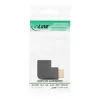 Adaptador HDMI InLine macho fêmea angular lateralmente para a esquerda dourado 17600S