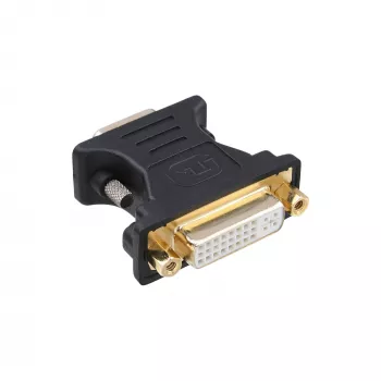 Adaptador DVI-A InLine DVI 24+5 fêmea / HD15 macho com banho de ouro