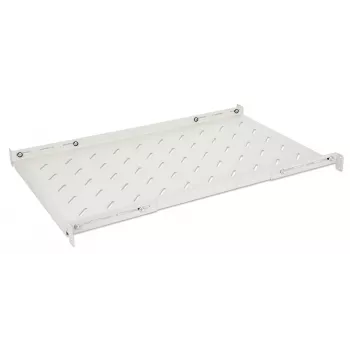 Prateleira fixa Intellinet 19 polegadas (ajustável), 1U, profundidade da prateleira 750 mm, profundidade das calhas ajustável de 750 a 950 mm, máx. 20 kg, cinzento, garantia vitalícia