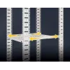 Prateleira fixa Intellinet 19 polegadas (ajustável), 1U, profundidade da prateleira 750 mm, profundidade das calhas ajustável de 750 a 950 mm, máx. 20 kg, cinzento, garantia vitalícia