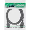 Cabo de alimentação InLine C19 / C20 3 polos IEC macho / fêmea preto 2m