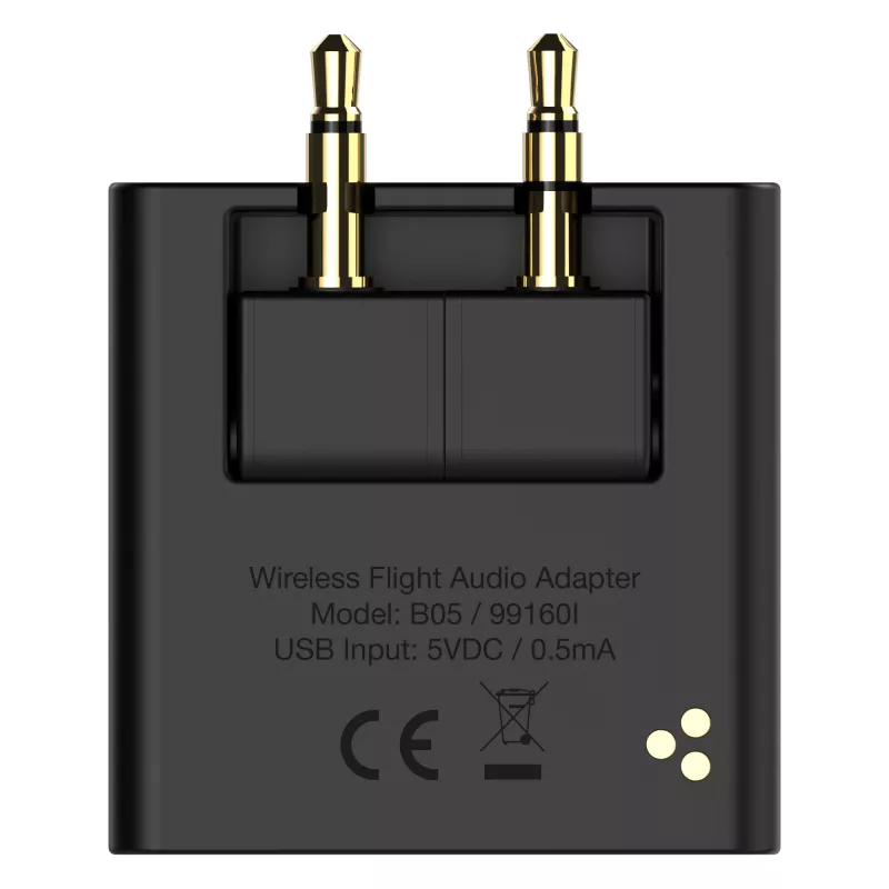 Transmissor de áudio Bluetooth InLine Airplane, BT 5.0, aptX HD/LL