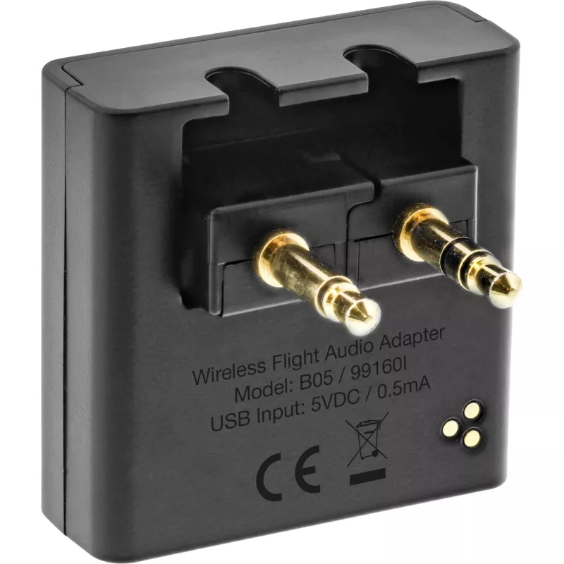 Transmissor de áudio Bluetooth InLine Airplane, BT 5.0, aptX HD/LL