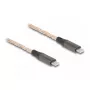 Cabo USB 2.0 DeLOCK Type-C macho para macho PD 3.0 100 W RGB 1,20 m