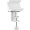 Suporte para extensão de energia InLine 23191W branco ABS aço 100mm de largura