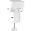 Suporte para extensão de energia InLine 23191W branco ABS aço 100mm de largura