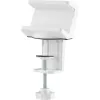 Suporte para extensão de energia InLine 23191W branco ABS aço 100mm de largura